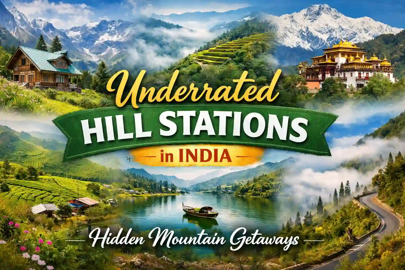 Read more about the article Underrated Hill Stations in India: Hidden Escapes Away from the Crowds