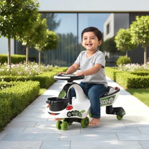 Toyzone Plastic Eco Panda Magic Car, Pack Of 1, White